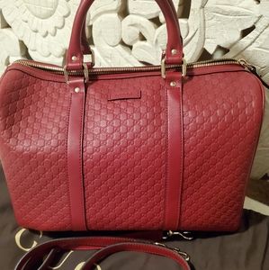 Gucci Micro Guccissima Boston Bag